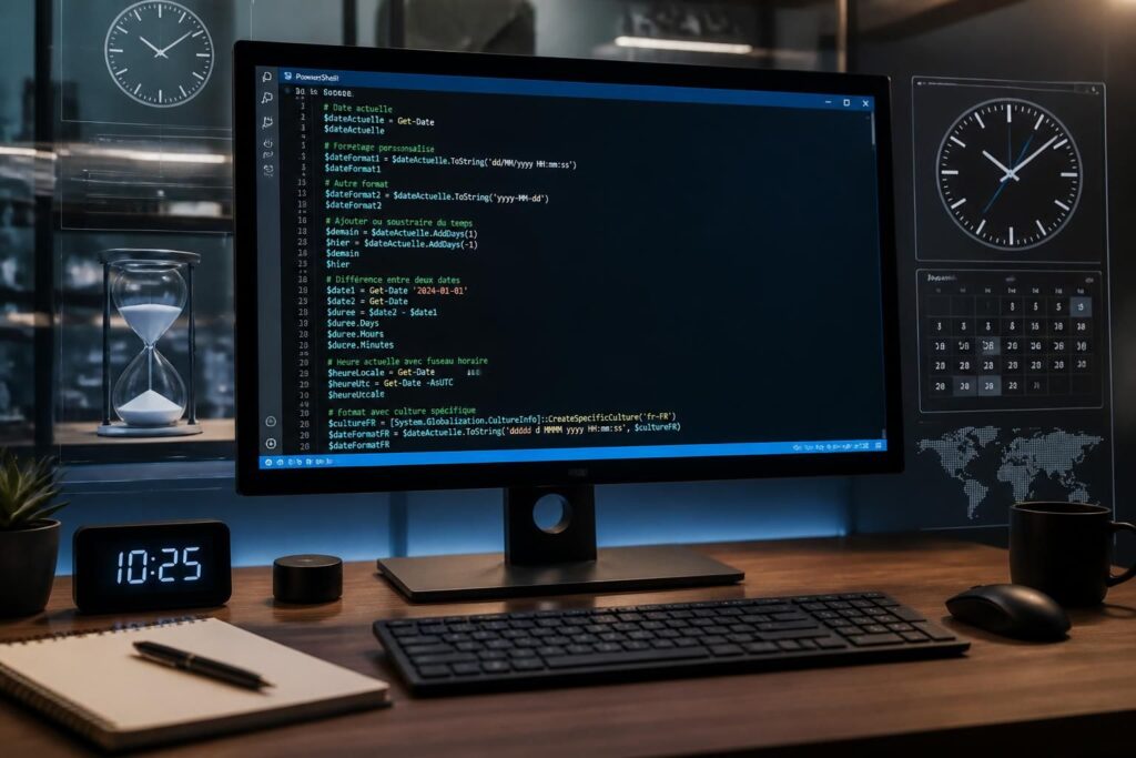 apprenez à maîtriser les formats de date et heure en powershell pour optimiser vos scripts et automatisations avec notre guide complet.