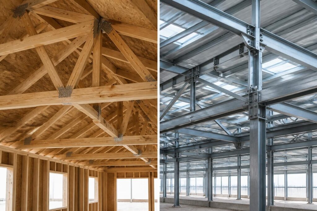 découvrez tout sur la charpente fermette en bois et industrielle : types, avantages et tarifs expliqués pour bien choisir votre structure de toiture.