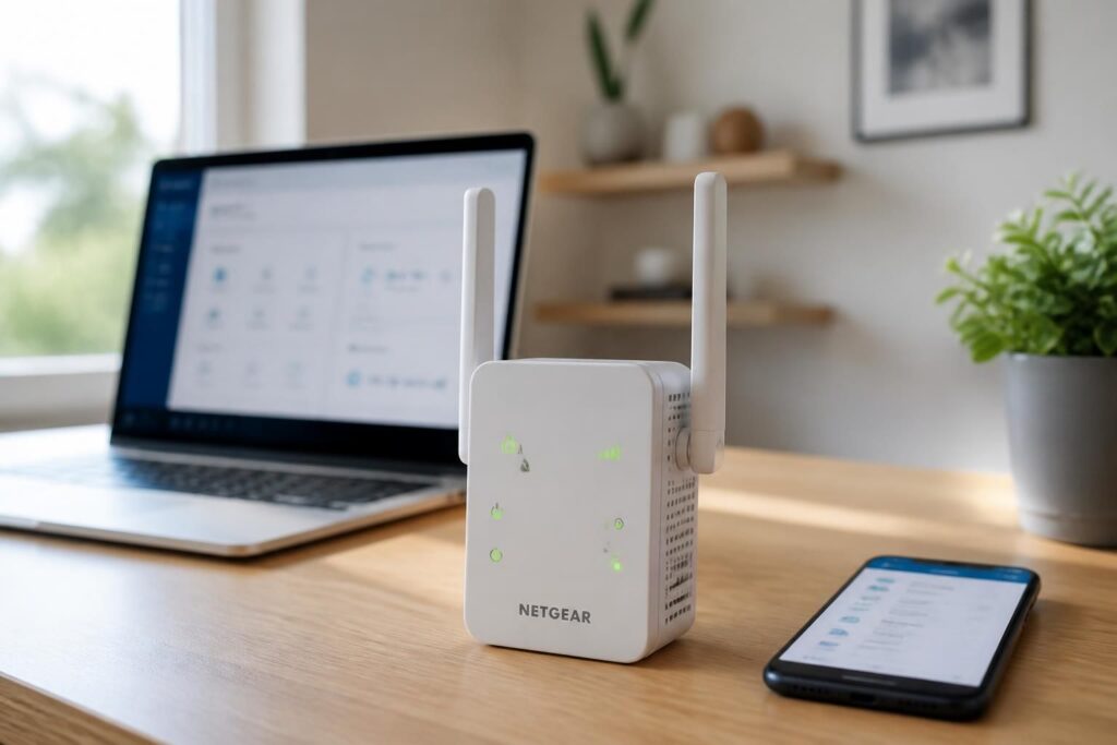 découvrez notre guide complet pour configurer et utiliser le netgear extender ac750, améliorez la portée de votre réseau wi-fi facilement et efficacement.