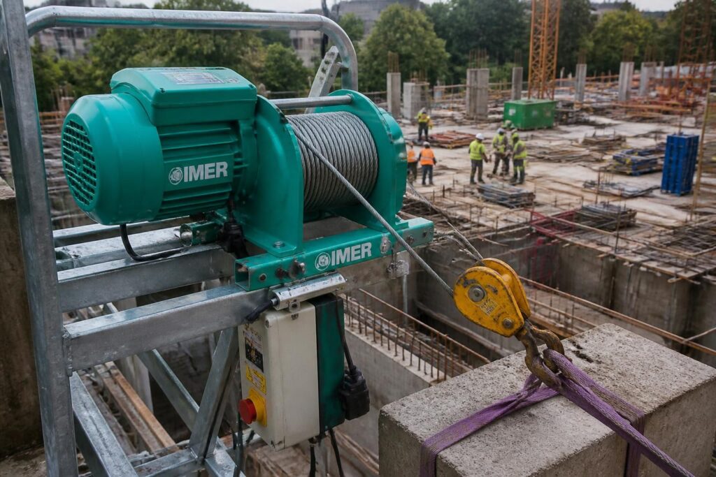 découvrez les treuils de chantier électriques imer : leurs usages, options de location et différents modèles pour faciliter vos travaux.