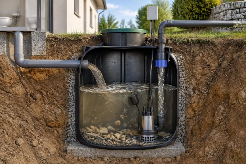 découvrez le fonctionnement d’une micro-station de relevage pour eaux usées et chargées : équipements, étapes de pompage et conseils d’installation.