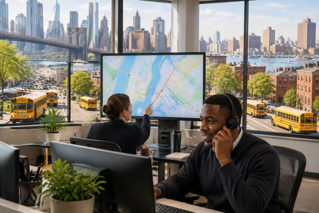 découvrez le fonctionnement des services de transport scolaire à new york et baltimore, ainsi que les contacts utiles pour organiser les trajets des élèves.