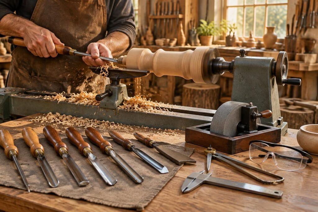 découvrez les outils indispensables pour tour à bois, leur utilisation et nos conseils pour choisir le matériel adapté à vos projets.