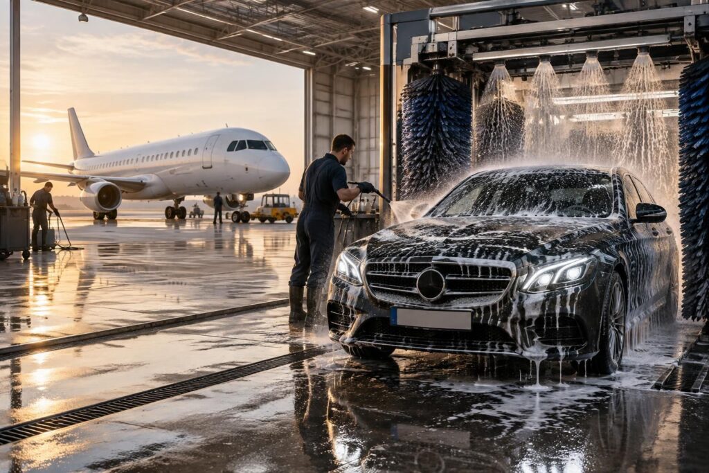 découvrez superjet 100 et superjetcar : présentation de leurs services de lavage auto pour nettoyer, entretenir et faire briller votre véhicule.