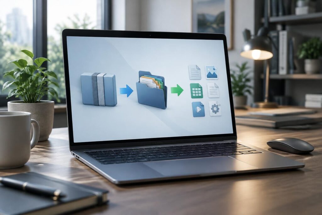 découvrez comment ouvrir, décompresser et convertir un fichier .tgz, avec des méthodes simples pour windows, macos et linux.